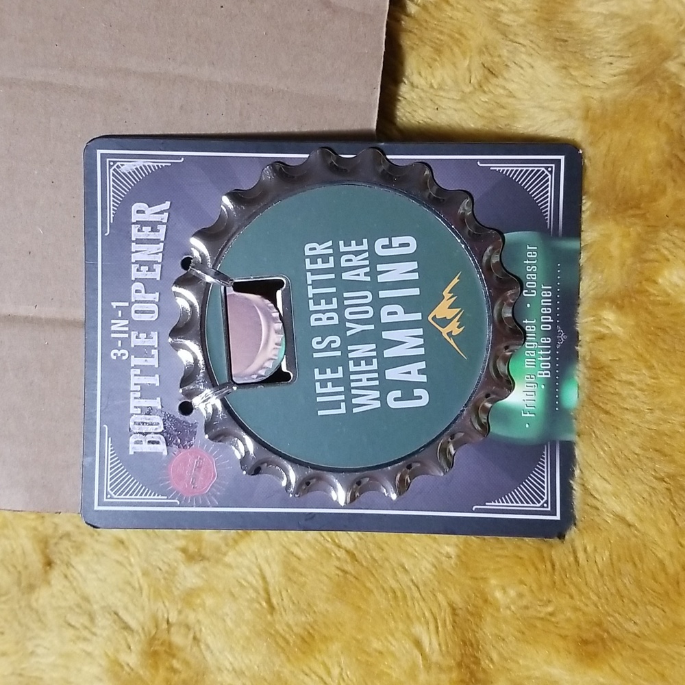 3 in 1 Bottle opener- Coaster